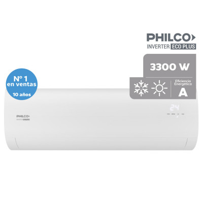 Aire Acondicionado Inverter Frío/Calor 3300W Philco